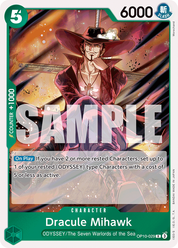 Dracule Mihawk OP10-029 - Royal Blood OP10 kart görseli