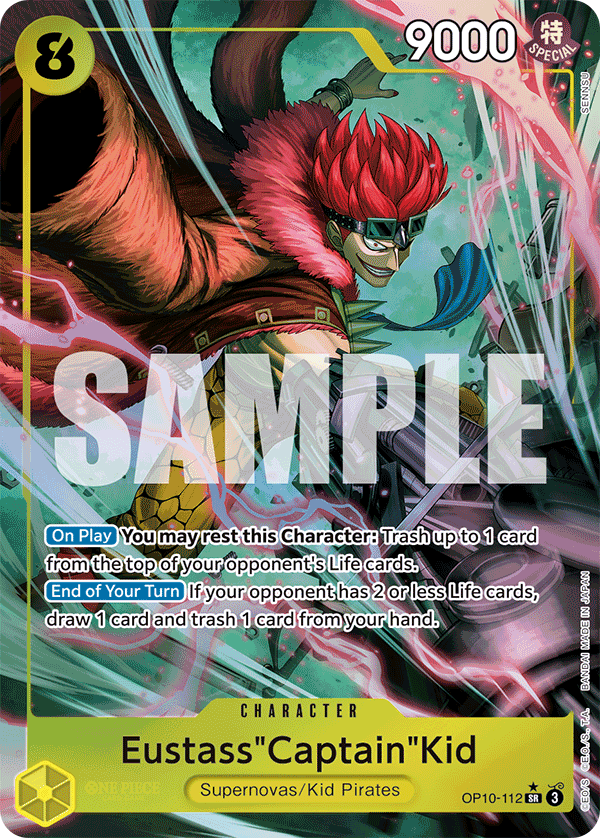 Eustass"Captain"Kid (112) (Parallel) OP10-112 - Royal Blood OP10 kart görseli