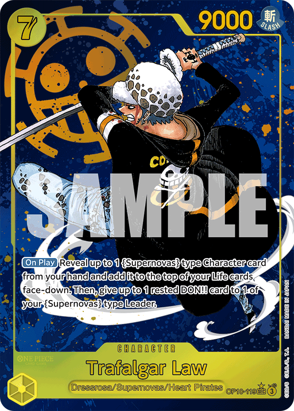 Trafalgar Law (119) (Parallel) OP10-119 - Royal Blood OP10 kart görseli