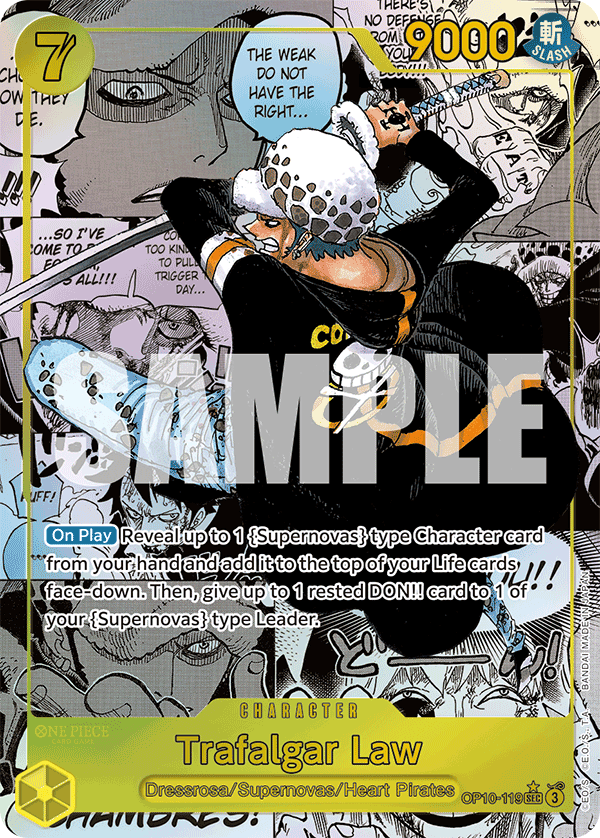 Trafalgar Law (119) (Manga) OP10-119 - Royal Blood OP10 kart görseli