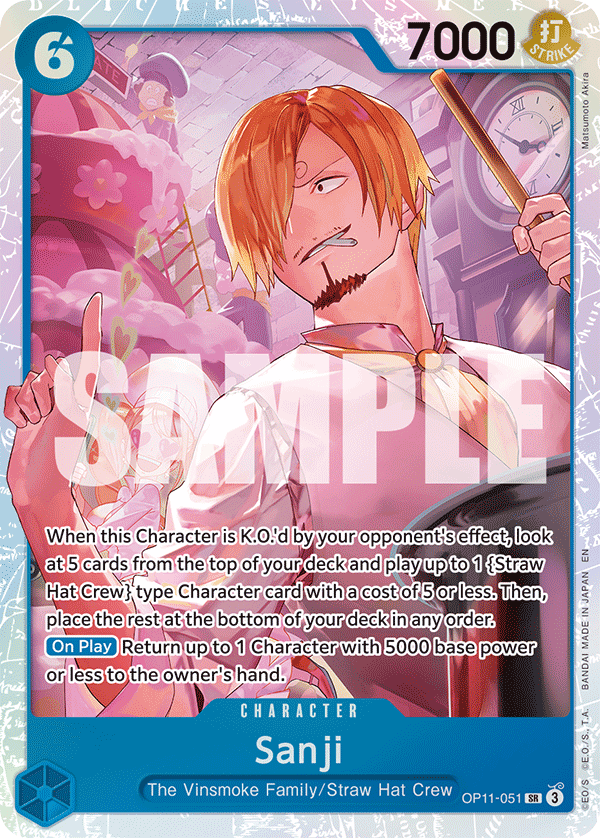 Sanji OP11-051 - A Fist of Divine Speed OP11 kart görseli