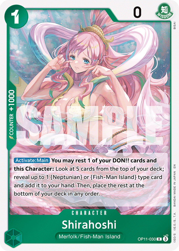 Shirahoshi (030) OP11-030 - A Fist of Divine Speed OP11 kart görseli