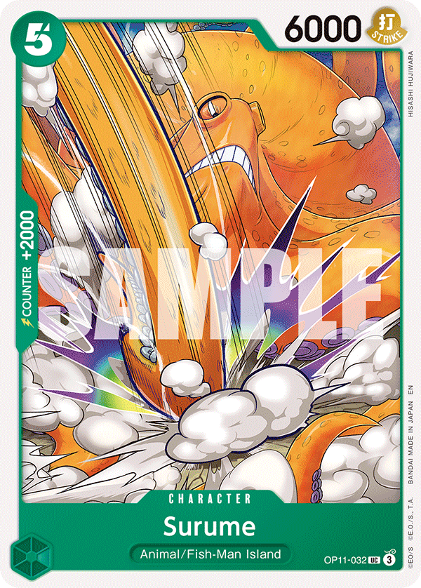 Surume OP11-032 - A Fist of Divine Speed OP11 kart görseli