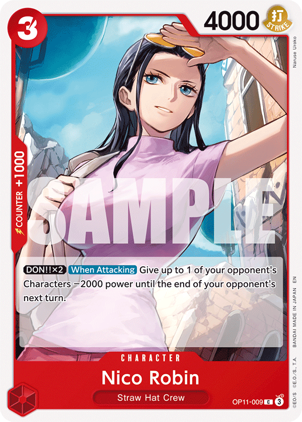 Nico Robin OP11-009 - A Fist of Divine Speed OP11 kart görseli