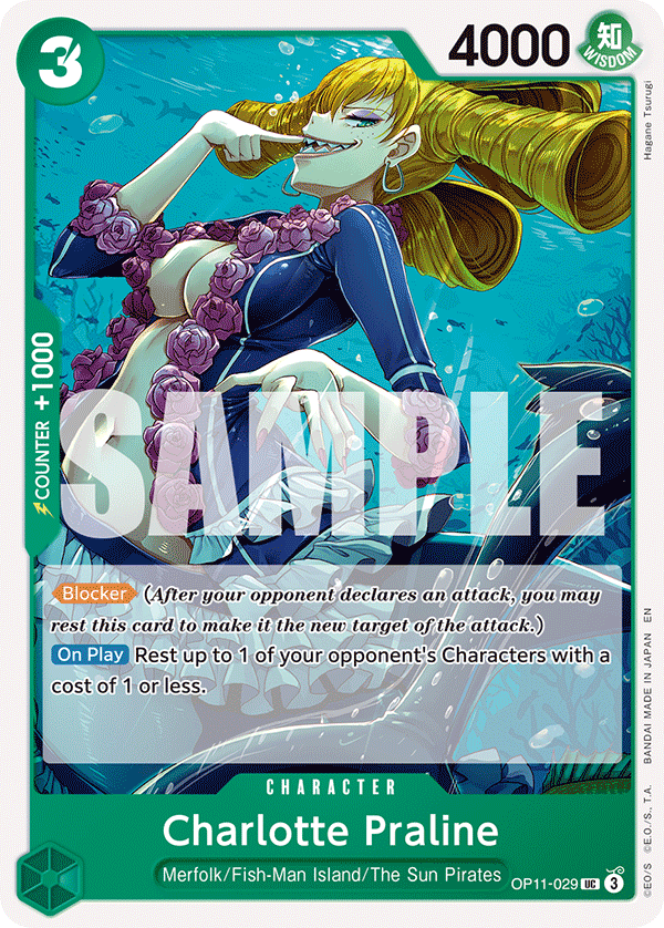 Charlotte Praline OP11-029 - A Fist of Divine Speed OP11 kart görseli
