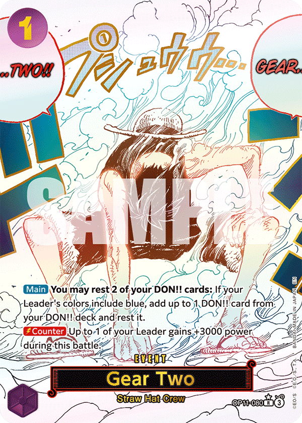 Gear Two (Alternate Art) OP11-080 - A Fist of Divine Speed OP11 kart görseli