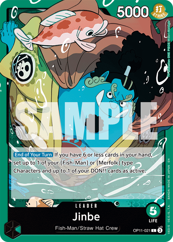 Jinbe (021) OP11-021 - A Fist of Divine Speed OP11 kart görseli