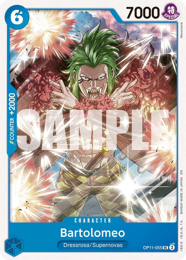 Bartolomeo OP11-055 - A Fist of Divine Speed OP11 kart görseli