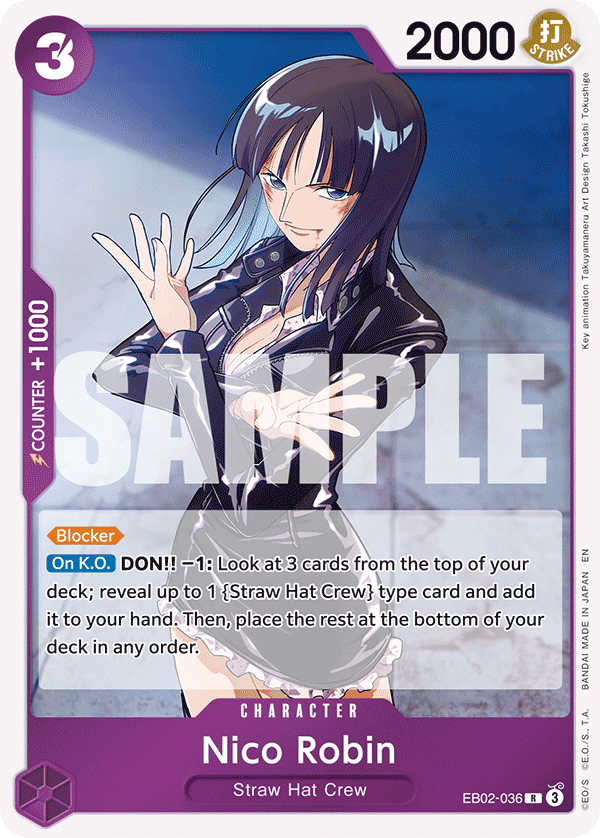 Nico Robin EB02-036 - Extra Booster: Anime 25th Collection EB02 kart görseli