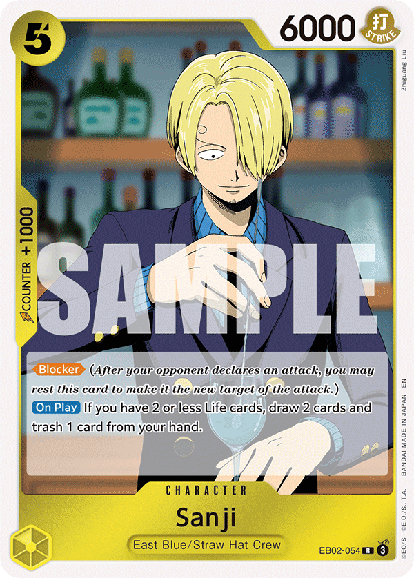 Sanji EB02-054 - Extra Booster: Anime 25th Collection EB02 kart görseli