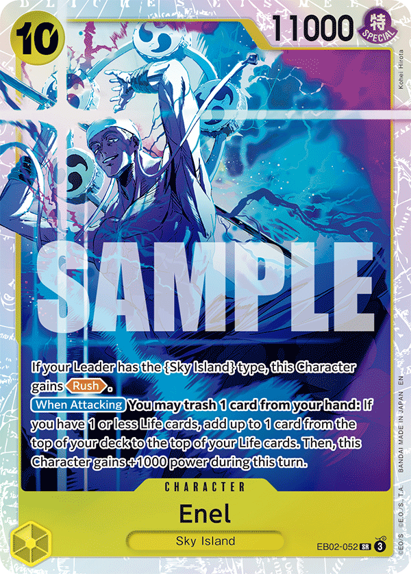 Enel EB02-052 - Extra Booster: Anime 25th Collection EB02 kart görseli