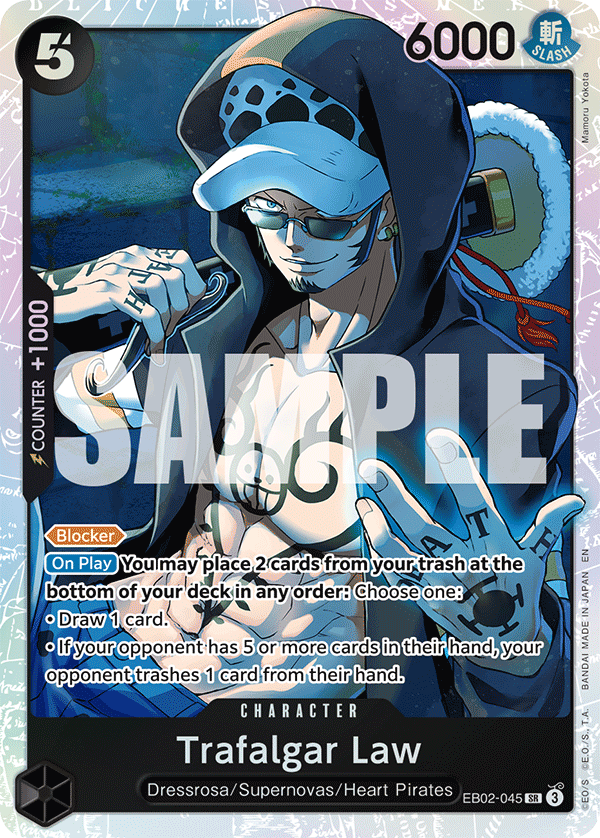 Trafalgar Law EB02-045 - Extra Booster: Anime 25th Collection EB02 kart görseli