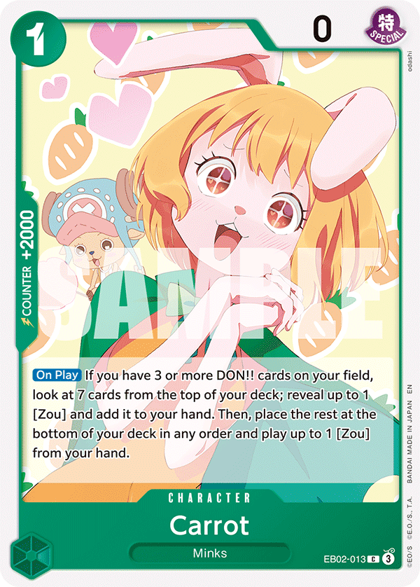 Carrot EB02-013 - Extra Booster: Anime 25th Collection EB02 kart görseli