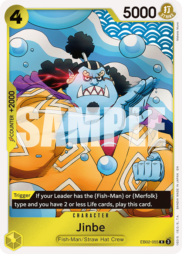 Jinbe EB02-055 - Extra Booster: Anime 25th Collection EB02 kart görseli