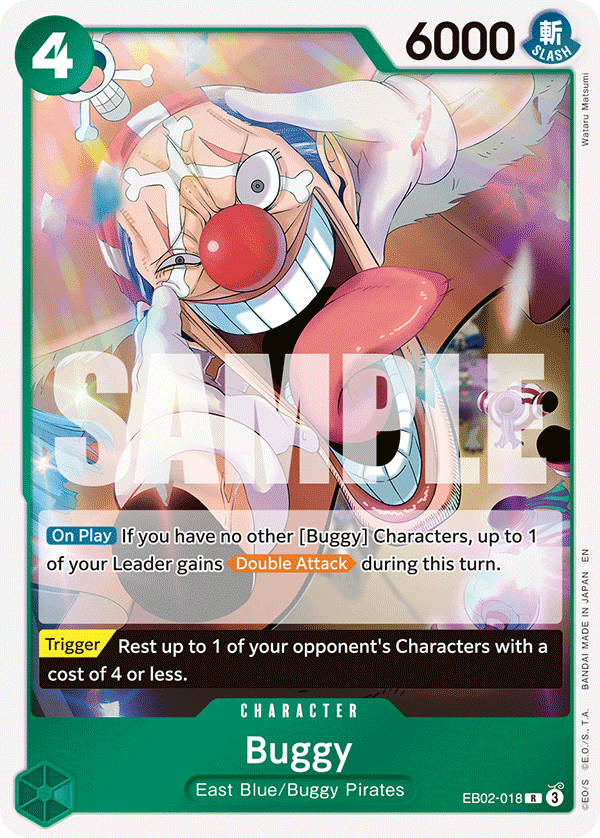 Buggy EB02-018 - Extra Booster: Anime 25th Collection EB02 kart görseli