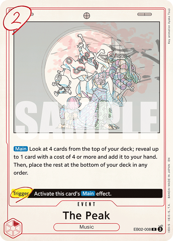 The Peak EB02-008 - Extra Booster: Anime 25th Collection EB02 kart görseli