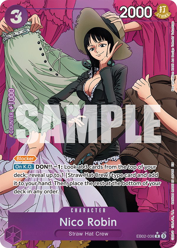 Nico Robin (Alternate Art) EB02-036 - Extra Booster: Anime 25th Collection EB02 kart görseli