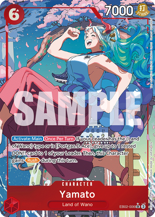 Yamato (Alternate Art) EB02-006 - Extra Booster: Anime 25th Collection EB02 kart görseli