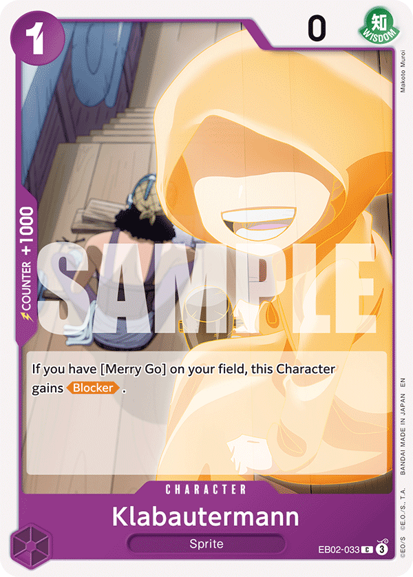 Klabautermann EB02-033 - Extra Booster: Anime 25th Collection EB02 kart görseli