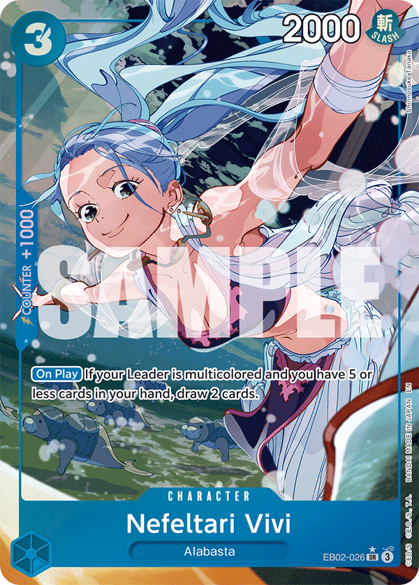 Nefeltari Vivi (Alternate Art) EB02-026 - Extra Booster: Anime 25th Collection EB02 kart görseli