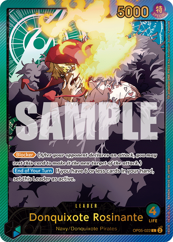 Donquixote Rosinante (SPR) OP05-022 - Extra Booster: Anime 25th Collection EB02 kart görseli