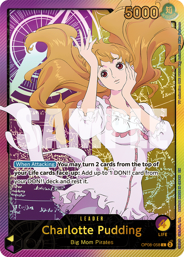 Charlotte Pudding (SPR) OP08-058 - Extra Booster: Anime 25th Collection EB02 kart görseli