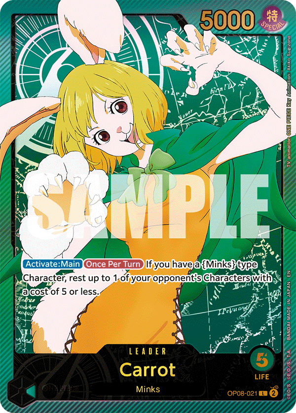 Carrot (SPR) OP08-021 - Extra Booster: Anime 25th Collection EB02 kart görseli