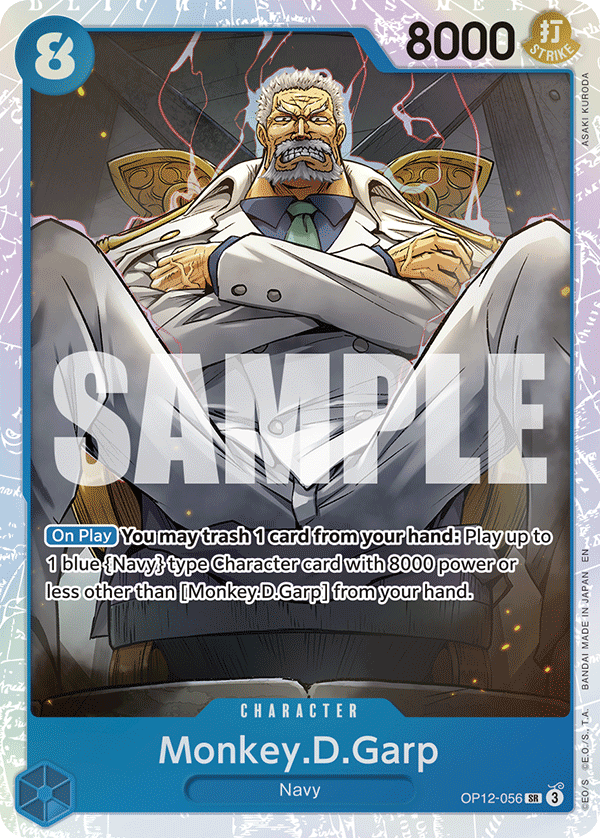 Monkey.D.Garp OP12-056 - Legacy of the Master OP12 kart görseli