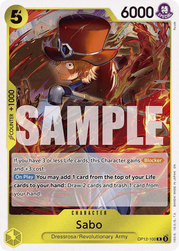 Sabo OP12-100 - Legacy of the Master OP12 kart görseli