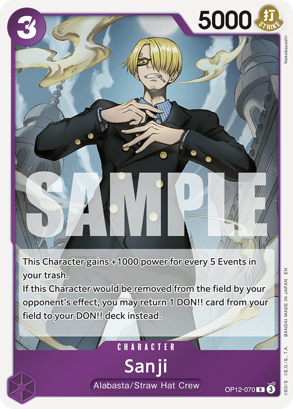 Sanji (070) OP12-070 - Legacy of the Master OP12 kart görseli