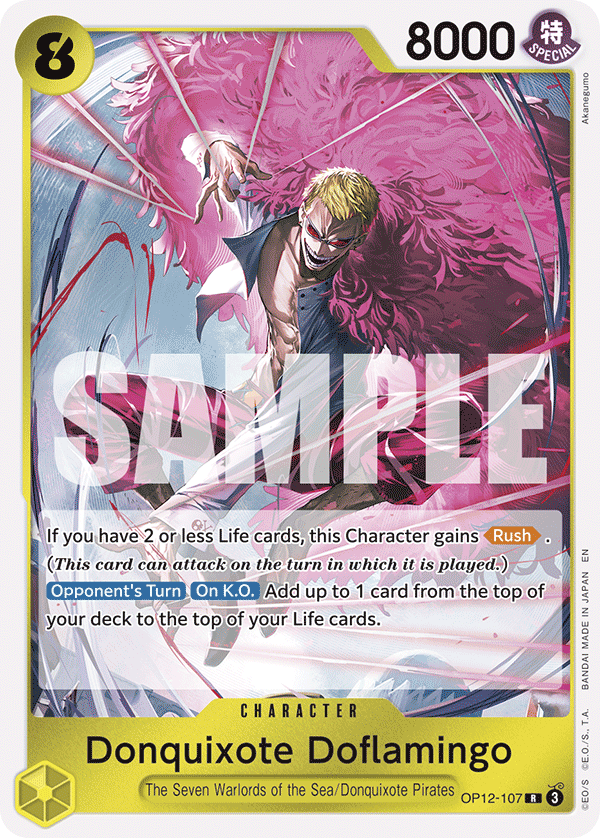 Donquixote Doflamingo OP12-107 - Legacy of the Master OP12 kart görseli