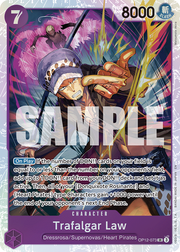 Trafalgar Law (073) OP12-073 - Legacy of the Master OP12 kart görseli
