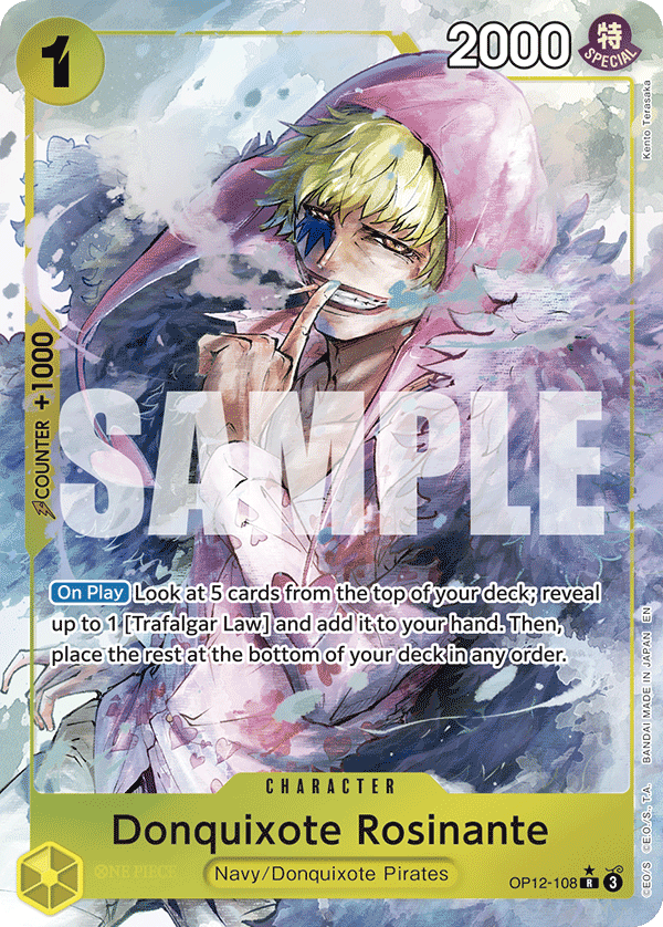Donquixote Rosinante (108) (Alternate Art) OP12-108 - Legacy of the Master OP12 kart görseli