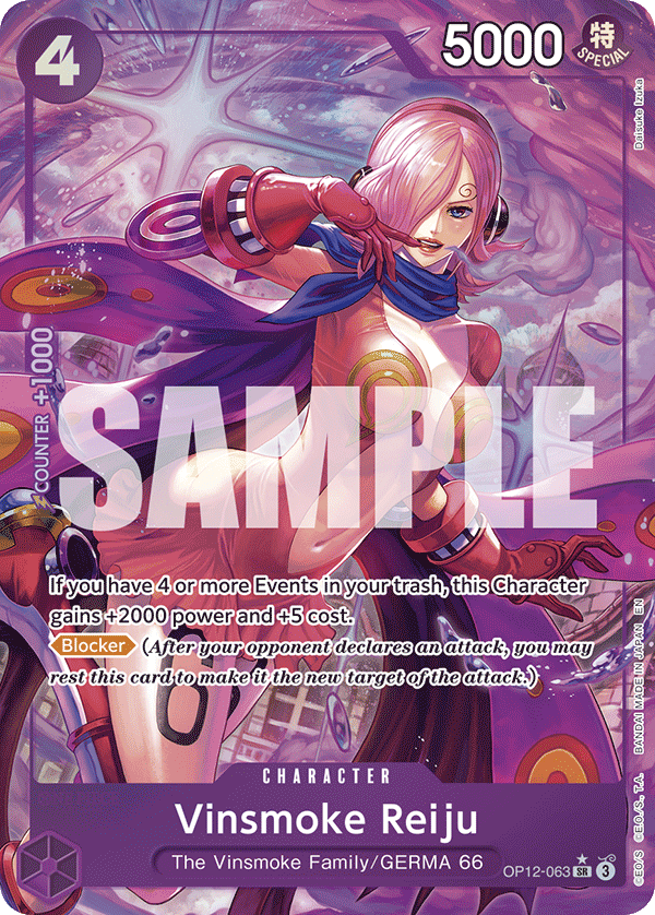 Vinsmoke Reiju (Alternate Art) OP12-063 - Legacy of the Master OP12 kart görseli