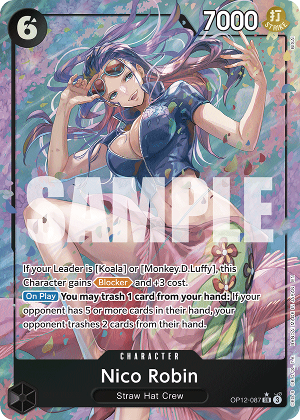 Nico Robin (Alternate Art) OP12-087 - Legacy of the Master OP12 kart görseli