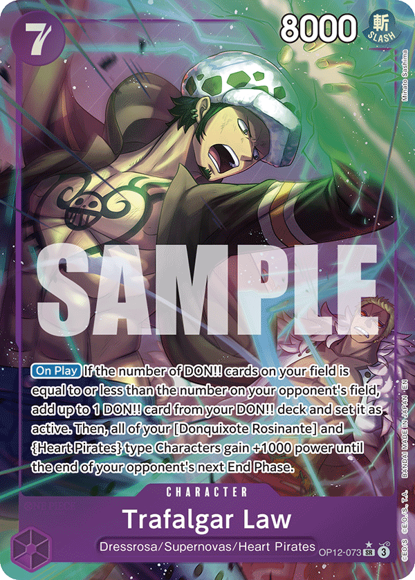 Trafalgar Law (073) (Alternate Art) OP12-073 - Legacy of the Master OP12 kart görseli