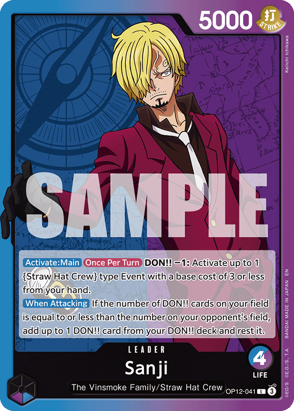 Sanji (041) OP12-041 - Legacy of the Master OP12 kart görseli