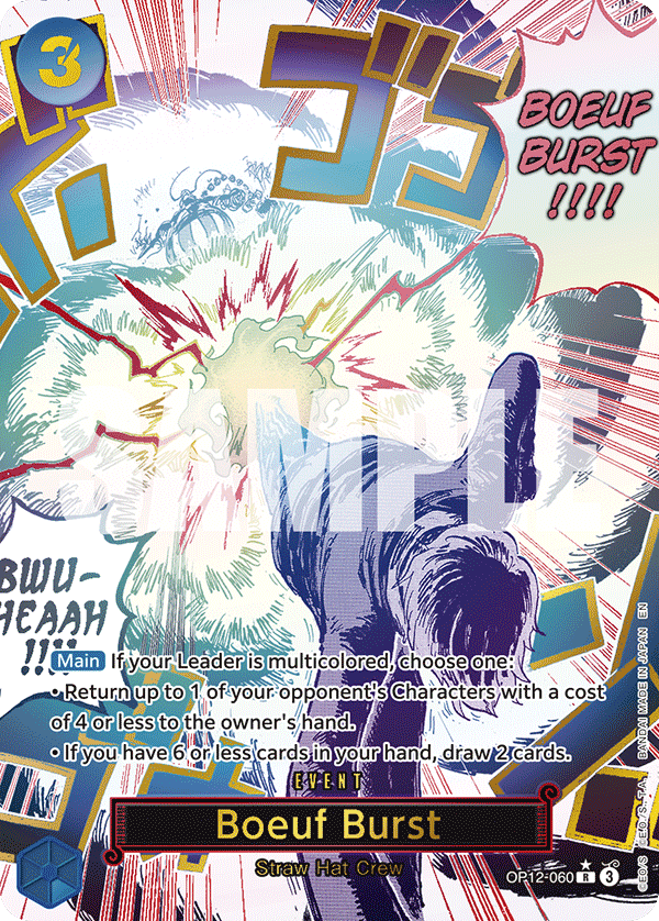 Boeuf Burst (Alternate Art) OP12-060 - Legacy of the Master OP12 kart görseli