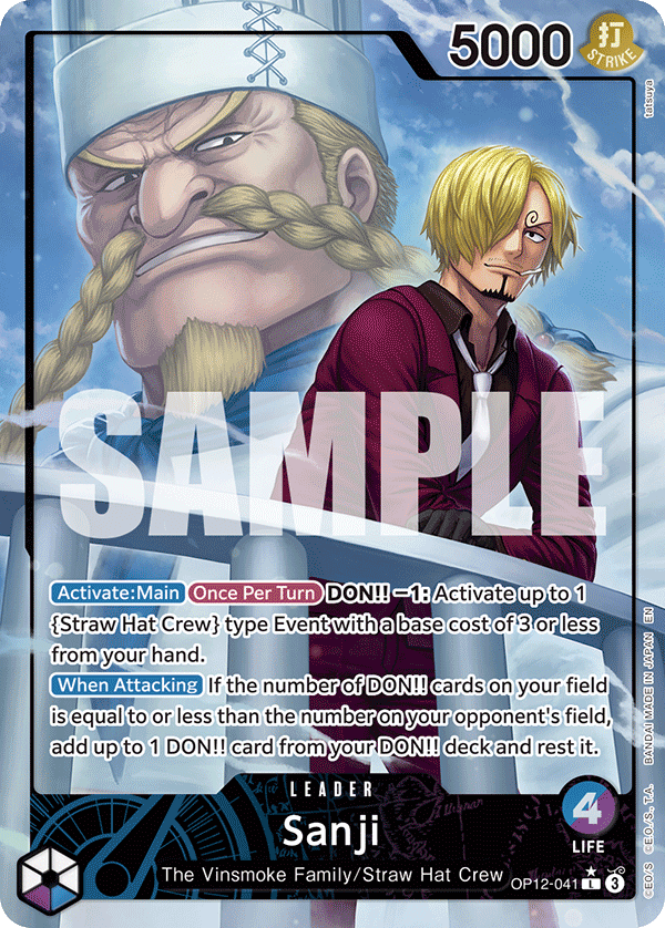 Sanji (041) (Alternate Art) OP12-041 - Legacy of the Master OP12 kart görseli