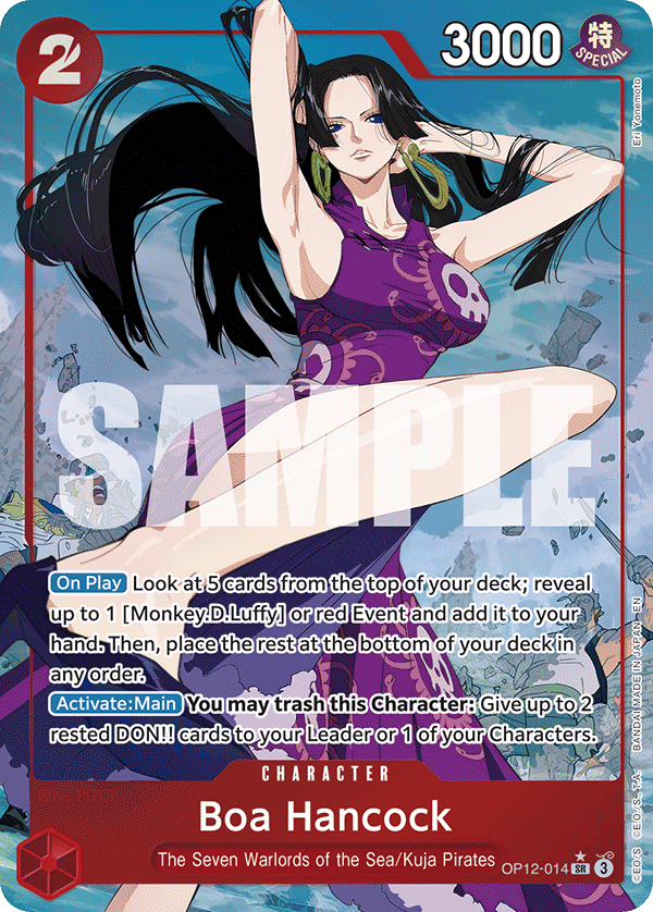 Boa Hancock (Alternate Art) OP12-014 - Legacy of the Master OP12 kart görseli