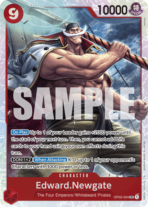Edward.Newgate (Reprint) OP02-004 - Premium Booster PRB01 kart görseli