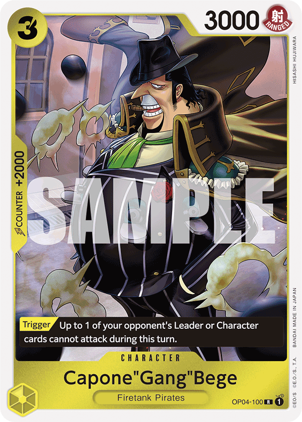 Capone"Gang"Bege (OP04-100) (Reprint) OP04-100 - Premium Booster PRB01 kart görseli