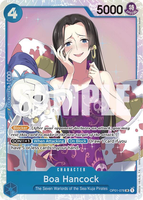 Boa Hancock (OP01-078) (Reprint) OP01-078 - Premium Booster PRB01 kart görseli