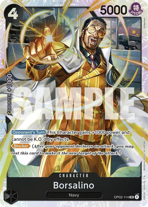 Borsalino (Reprint) OP02-114 - Premium Booster PRB01 kart görseli