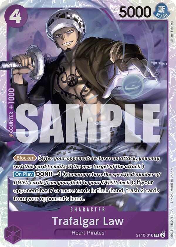 Trafalgar Law (ST10-010) (Reprint) ST10-010 - Premium Booster PRB01 kart görseli
