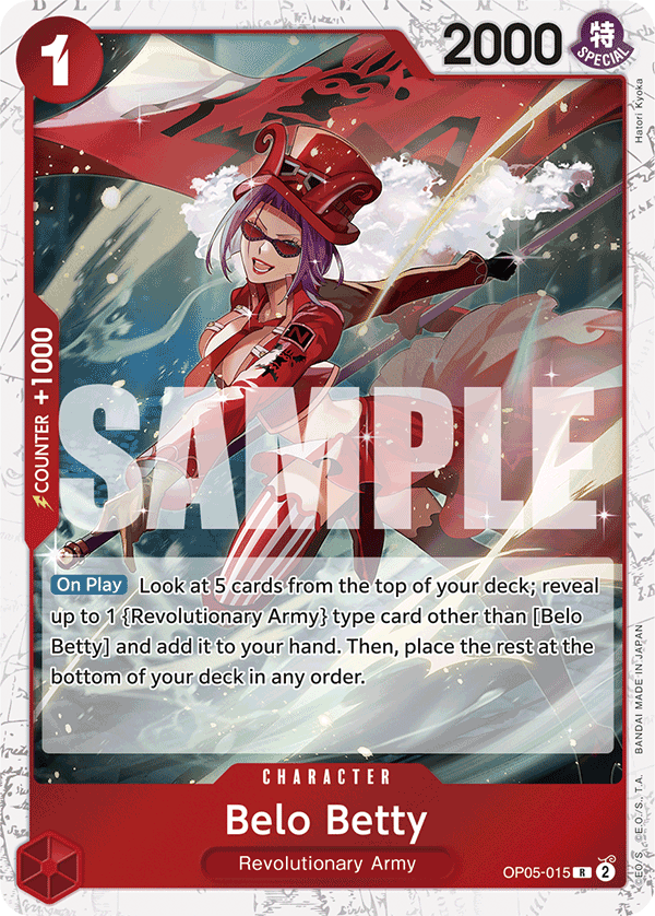 Belo Betty (Jolly Roger Foil) OP05-015 - Premium Booster PRB01 kart görseli