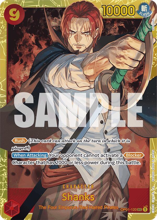 Shanks (OP01-120) (Reprint) OP01-120 - Premium Booster PRB01 kart görseli