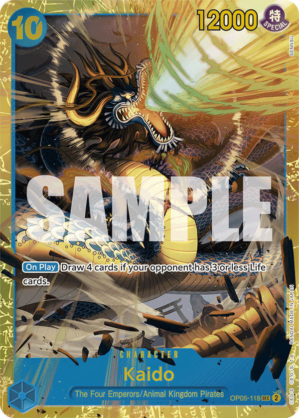 Kaido (OP05-118) (Reprint) OP05-118 - Premium Booster PRB01 kart görseli