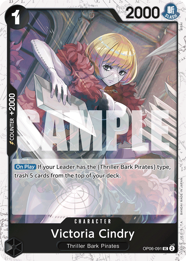 Victoria Cindry (Jolly Roger Foil) OP06-091 - Premium Booster PRB01 kart görseli
