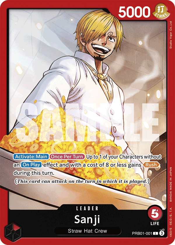 Sanji (PRB01-001) PRB01-001 - Premium Booster PRB01 kart görseli